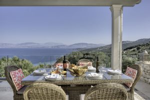 Luxury villa with sea views near Kassiopi